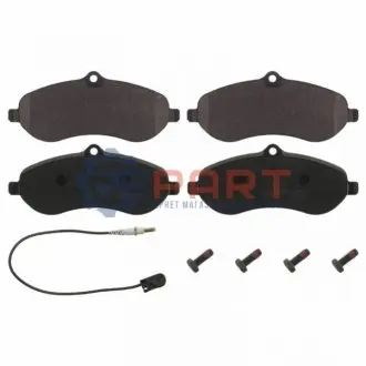 Фото 1 — Колодки тормозные (передні) Fiat Scudo/Citroen Jumper/Peugeot Expert 1.6/2.0HDi 07- (с датчиком) FEBI BILSTEIN (16830) Фото Колодки тормозные (передні) Fiat Scudo/Citroen Jumper/Peugeot Expert 1.6/2.0HDi 07- (с датчиком) FEBI BILSTEIN (16830) зображення 1