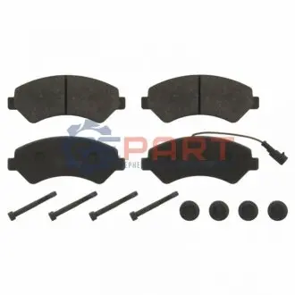 Комплект гальмівних колодок передн, CITROEN JUMPER III FIAT DUCATO PEUGEOT BOXER 2.0D-3.0D 04.06 Febi Bilstein 16840