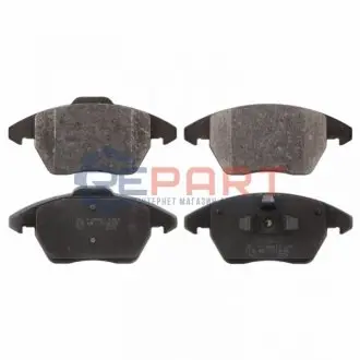 Комплект гальмівних колодок передн, CITROEN C4, C4 I PEUGEOT 207, 208 I, 3008, 3008 I, 307, 308, 308 I, RCZ 1.0-2.0D 10.03-12.19 Febi Bilstein 16850 Купити в Україні