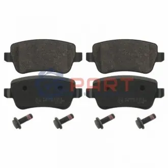 Комплект гальмівних колодок задн, FIAT CROMA, CROMA/KOMBI 1.8-2.4D 06.05-12.11 Febi Bilstein 16852