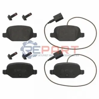 Комплект гальмівних колодок задн, ABARTH 500 / 595 / 695, 500C / 595C / 695C FIAT 500, 500 C, DOBLO, IDEA, PANDA, PUNTO LANCIA MUSA, YPSILON 0.9-1.9D 09.02 Febi Bilstein 16856
