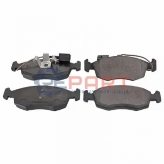 Комплект гальмівних колодок передн, FIAT 500, 500 C, GRANDE PUNTO, PANDA, PUNTO, PUNTO EVO 0.9-1.4LPG 10.05 Febi Bilstein 16858