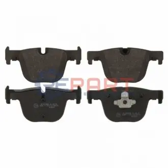Комплект гальмівних колодок задн, BMW 3 (F30, F80), 3 (F31), 3 GRAN TURISMO (F34), 4 (F32, F82), 4 (F33, F83), 4 GRAN COUPE (F36) 2.0D-3.0H 11.11- Febi Bilstein 16867