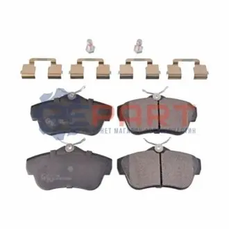 FEBI CITROEN Тормозные колодки задние.Jumpy,Fiat Scudo,Peugeot Expert 07- Febi Bilstein 16891