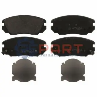 Комплект гальмівних колодок передн, OPEL INSIGNIA A, INSIGNIA A COUNTRY 1.6-2.0D 07.08-03.17 Febi Bilstein 16895 Купити в Україні