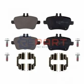 Комплект гальмівних колодок задн, MERCEDES A (W176), B SPORTS TOURER (W246, W242), CLA (C117), CLA SHOOTING BRAKE (X117), GLA (X156), SLC (R172), SLK (R172) INFINITI Q30 1.5D-Electric 02.11- Febi Bilstein 16901