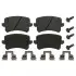 Фото Комплект гальмівних колодок задн, AUDI A6 C6, Q3 SEAT ALHAMBRA VW CC B7, PASSAT ALLTRACK B7, PASSAT B6, PASSAT B7, SHARAN, TIGUAN 1.4-4.2 05.04-12.22 Febi Bilstein (16991) зображення 1