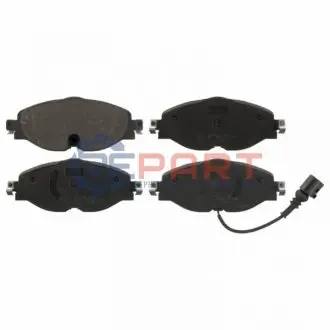 Комплект гальмівних колодок передн, AUDI A1, A3, Q2, Q3, TT CUPRA FORMENTOR FORD TOURNEO CONNECT V761, TOURNEO CONNECT V761 NADWOZIE WIELKO, TRANSIT CONNECT V761 1.0-Electric 04.12 Febi Bilstein 16994