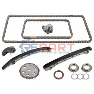 Комплект ГРМ (ланцюг + шестерня) VOLVO C30, S40 II, S80 II, V50, V70 III FORD C-MAX, FIESTA V, FOCUS II, GALAXY II, MAVERICK, MONDEO IV, S-MAX, TRANSIT MAZDA 3, 5, 6, CX-7 1.8-2.3 03.04 Febi Bilstein 170115 Купить в Украине