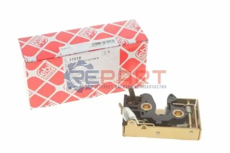 Замок двері передн Прав AUDI 80 B1, 80 B2, 80 B3 VW CADDY I, GOLF I, GOLF II, JETTA I, JETTA II, PASSAT B1, PASSAT B2, POLO I /DERBY I 86, POLO II 86C 2F, POLO II /DERBY II 86C 05.72-09.94 Febi Bilstein 17018 Купити в Україні