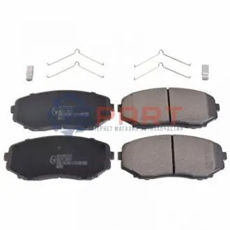 Комплект гальмівних колодок передн, MAZDA CX-7, CX-9 MITSUBISHI ECLIPSE CROSS, GRANDIS, L200, L200 / TRITON, OUTLANDER III, PAJERO PININ I, PAJERO SPORT III 1.5-3.7 10.99 Febi Bilstein 170903