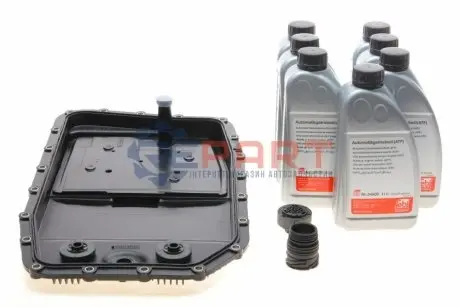 Фото Фільтр АКПП BMW 3 (E90-E92)/ 5 (E60-E61)/ 7 (E65-E67)/ X5 (E70) 01- (з піддоном в зборі) FEBI BILSTEIN (171752) зображення 1