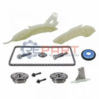 Комплект ГРМ (ланцюг + шестерня) BMW 1 (F20), 1 (F21), 3 (F30, F80), 3 (F31) CITROEN BERLINGO, BERLINGO MULTISPACE, C3 II, C3 PICASSO, C4, C4 GRAND PICASSO I, C4 GRAND PICASSO II 1.4-1.6LPG 09.06 Febi Bilstein 171910 Купити в Україні