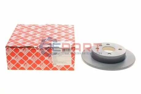 Фото Диск гальмівний (задній) Opel Astra G/H 98-/Meriva A 03- (240x10) FEBI BILSTEIN (17212) зображення 1