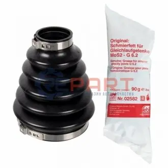Резиновый пильовик шарнира наружн/передн (fi: 38/86) (длина123) FORD C-MAX II, FIESTA VI, FOCUS III, GRAND C-MAX 1.5D/1.6/1.6D 07.10-02.20 Febi Bilstein 172740