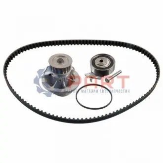 Фото Комплект ГРМ + помпа Opel Astra G 1.6 98-05/Combo 1.6 01-/Meriva 1.6 03-10 (17x111z) FEBI BILSTEIN (173249) зображення 1