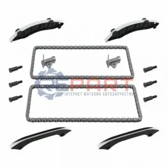 Комплект ГРМ (ланцюг + елементи) CHRYSLER 300C JEEP GRAND CHEROKEE, GRAND CHEROKEE IV LANCIA THEMA MASERATI GHIBLI III, LEVANTE, QUATTROPORTE VI RAM 1500 3.0D 01.11 Febi Bilstein 173454