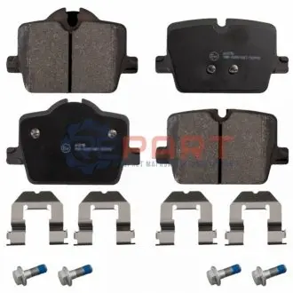 Комплект гальмівних колодок задн, BMW 2 (G42, G87), 3 (G20, G80, G28), 3 (G21), 3 (G21, G81), 4 (G22, G82), 4 (G23, G83), 4 GRAN COUPE (G26), Z4 (G29) TOYOTA SUPRA 1.6-Electric 11.18 Febi Bilstein 173772