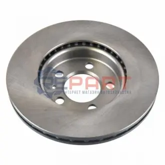 Фото 1 — Диск гальмівний (передній) Audi A1/Seat Ibiza/VW Polo 17- (256x22) (з покриттям) (вентильований) FEBI BILSTEIN (174450) Фото Диск гальмівний (передній) Audi A1/Seat Ibiza/VW Polo 17- (256x22) (з покриттям) (вентильований) FEBI BILSTEIN (174450) зображення 1