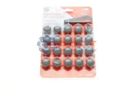 Ковпачок болта диска колісного VW/Audi/Seat 87- (к-кт) (зі знімачем) (сірий) FEBI BILSTEIN 175497 Купить в Украине