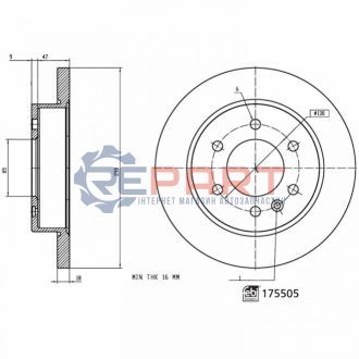 Автозапчастина FEBI BILSTEIN 175505 (фото 1)