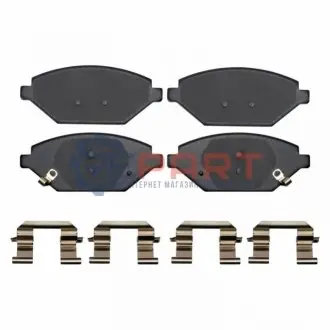 Комплект гальмівних колодок передн, OPEL KARL 1.0/1.0LPG 01.15-03.18 Febi Bilstein 175679