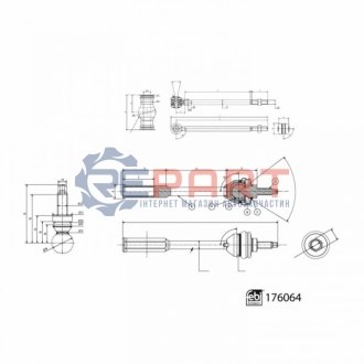 Автозапчастина FEBI BILSTEIN 176064 (фото 1)