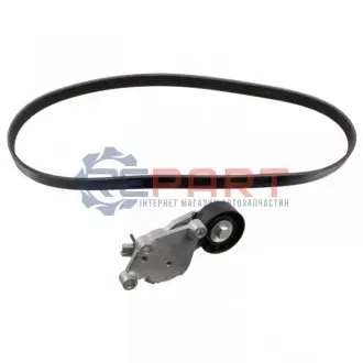 Фото Комплект ременя генератора Citroen Berlingo/Peugeot Partner 1.6 HDi 08- (6PK975) FEBI BILSTEIN (176080) зображення 1