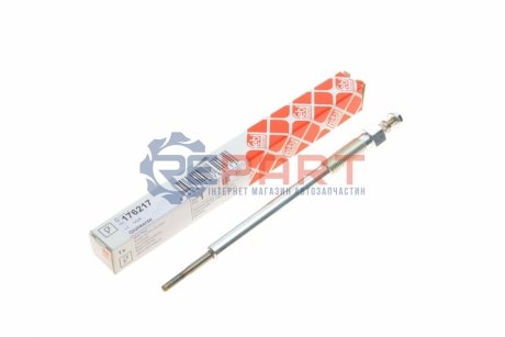 Свічка розжарювання Mitsubishi L200/Pajero IV 2.5DI-D/3.2DI-D 05- (11V/169mm M10x1.25) FEBI BILSTEIN 176217