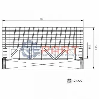 FEBI Фильтр смазки VW Touareg 3.0TDI 17- Febi Bilstein 176222 Купить в Украине