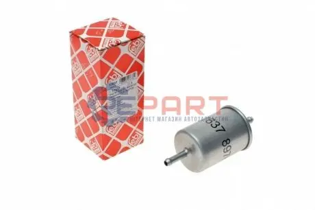 Фото 1 — Фільтр паливний Opel Astra F/Corsa/Kadett/Vectra 84-00 FEBI BILSTEIN (17637) Фото Фільтр паливний Opel Astra F/Corsa/Kadett/Vectra 84-00 FEBI BILSTEIN (17637) зображення 1