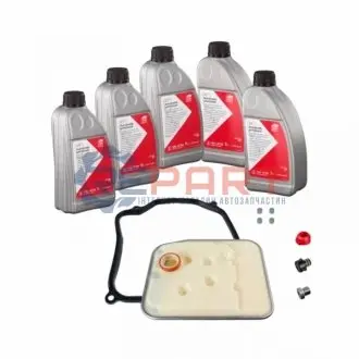 Фото 1 — Комплект для заміни оливи АКПП Golf/Passat 1.6-3.0 -05 (+олива) FEBI BILSTEIN (176856) Фото Комплект для заміни оливи АКПП Golf/Passat 1.6-3.0 -05 (+олива) FEBI BILSTEIN (176856) зображення 1