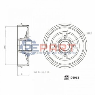 Автозапчастина FEBI BILSTEIN 176963 (фото 1)