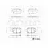 Комплект гальмівних колодок задн ((EN) with clamps), CHEVROLET TRAX OPEL MOKKA / MOKKA X 1.4-1.8 06.12 Febi Bilstein (177073) зображення 1
