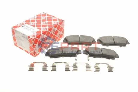 Комплект гальмівних колодок передн, HYUNDAI ELANTRA VI, TUCSON KIA SPORTAGE IV 1.6-2.4 06.15 Febi Bilstein 177321 Купити в Україні