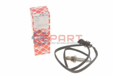 Лямбда-зонд (кількість дротів 4, 817мм) OPEL ASTRA G, ASTRA G CLASSIC, COMBO, COMBO TOUR, CORSA C, VECTRA B, ZAFIRA A 1.4-1.6CNG 10.95 Febi Bilstein 177437