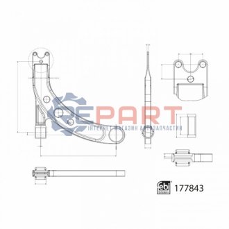 Автозапчасть FEBI BILSTEIN 177843