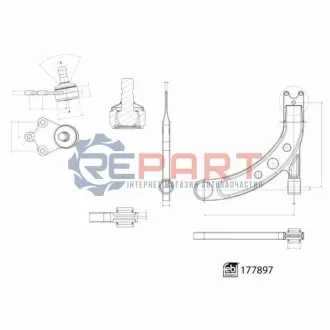 Автозапчасть Febi Bilstein 177897