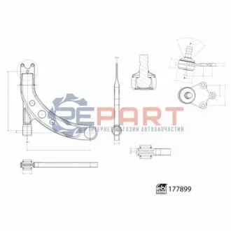 Автозапчасть Febi Bilstein 177899