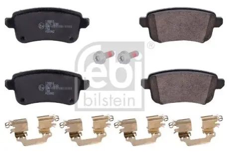 Комплект гальмівних колодок задн, NISSAN JUKE RENAULT ARKANA I, CLIO V, ESPACE V, FLUENCE, GRAND SCENIC III, GRAND SCENIC IV, MEGANE, MEGANE III, MEGANE IV, SCENIC III 1.0-Electric 11.08 Febi Bilstein 178904
