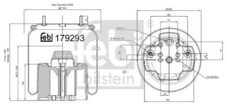 Автозапчасть Febi Bilstein 179293