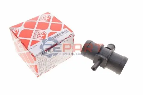 Фланець охолоджуючої рідини AUDI A3 SEAT ALTEA, ALTEA XL, LEON, TOLEDO III SKODA OCTAVIA II VW CADDY III, GOLF PLUS V, GOLF V, GOLF VI, JETTA III, PASSAT B6, TOURAN 1.6-2.0CNG 05.03-05.15 Febi Bilstein 180138 Купити в Україні