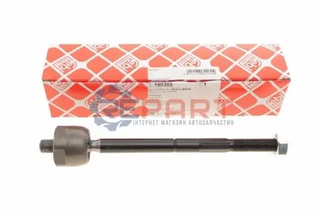 Рульова тяга(без наконечника) Лів/Прав (довжина: 230мм) DS DS 3 CITROEN C3 II, C3 III, DS3 1.0-1.6D 09.09 Febi Bilstein 180269 Купити в Україні