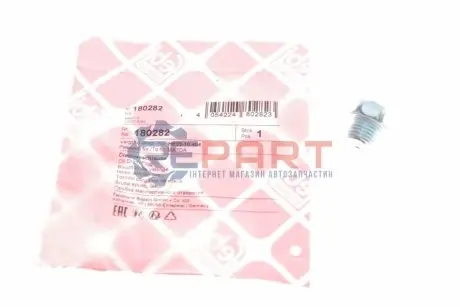 Болт слива оливы VW T4 1.9 D 90-95 (M14x1.5/ L=10) Febi Bilstein 180282 Купить в Украине