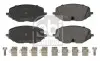 Комплект гальмівних колодок передн, AUDI A3, A3 ALLSTREET CUPRA LEON, LEON SPORTSTOURER FORD TOURNEO CONNECT V761 NADWOZIE WIELKO, TRANSIT CONNECT V761 SEAT LEON 1.0-2.0D 07.19 Febi Bilstein (180631) зображення 1