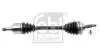Фото Привідний вал передн Лів 615мм PEUGEOT 206, 206+ 1.1-1.4LPG 08.98 Febi Bilstein (180919) зображення 1