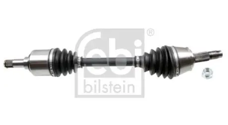 Привідний вал передн Лів 605мм FIAT 500, 500 C FORD KA 0.9-1.4 10.07 Febi Bilstein 182017 Купити в Україні