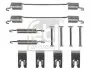 Монтажний набір гальмівної колодки CITROEN NEMO FIAT DOBLO, DOBLO CARGO, FIORINO, IDEA, QUBO FORD FOCUS II, TOURNEO CONNECT, TRANSIT CONNECT LANCIA MUSA PEUGEOT BIPPER 1.3D-2.0LPG 06.02 Febi Bilstein (182034) зображення 1