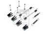 Комплект пружинок колодок ручника Renault Clio 05- (203x38) Febi Bilstein (182824) изображение 1