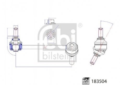 Автозапчастина FEBI BILSTEIN 183504 (фото 1)